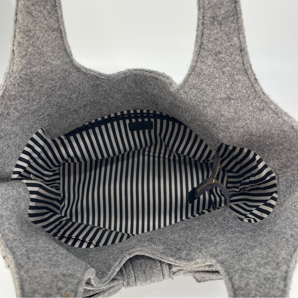 Kate Spade Lg Walker Park Tate Wool Bow Bag Romantic Coquette Luxury Feminine - Picture 15 of 15